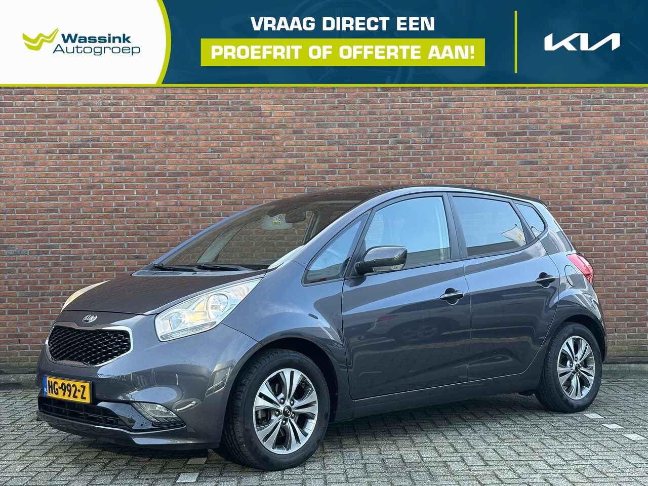 Kia Venga - 1.6 CVVT 126pk ExecutiveLine | Automaat | Lage KM Stand | Navigatie | Camera | Schuif-/kan - AutoWereld.nl