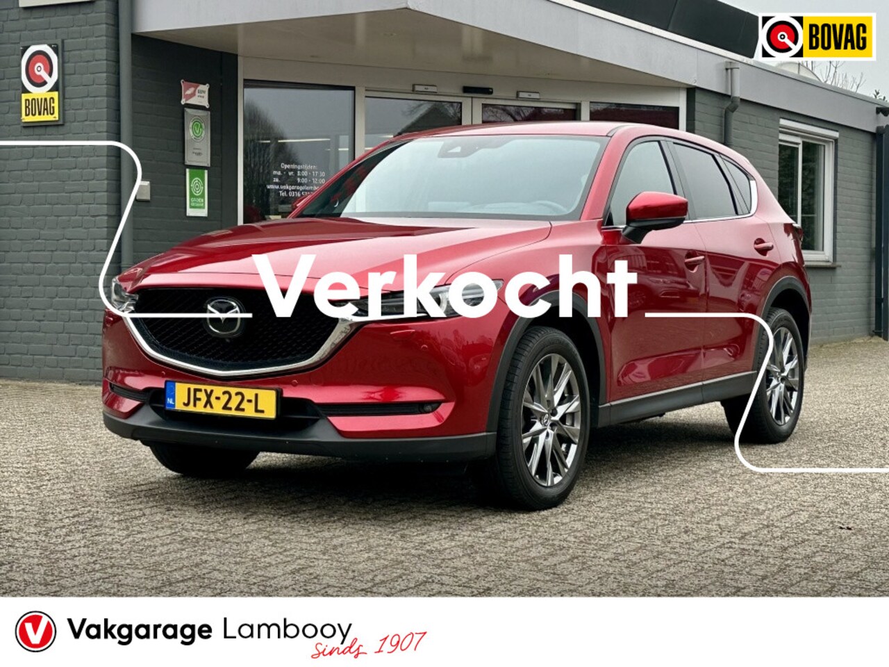 Mazda CX-5 - 2.5 SAG 194PK AWD Signature Trekhaak Leder ACC Carplay 360 Camer - AutoWereld.nl