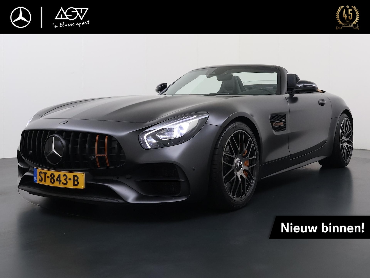 Mercedes-Benz AMG GT Roadster - 4.0 C Origineel Nederlands geleverde auto, Eerste eigenaar, Volledig Dealeronderhouden - AutoWereld.nl