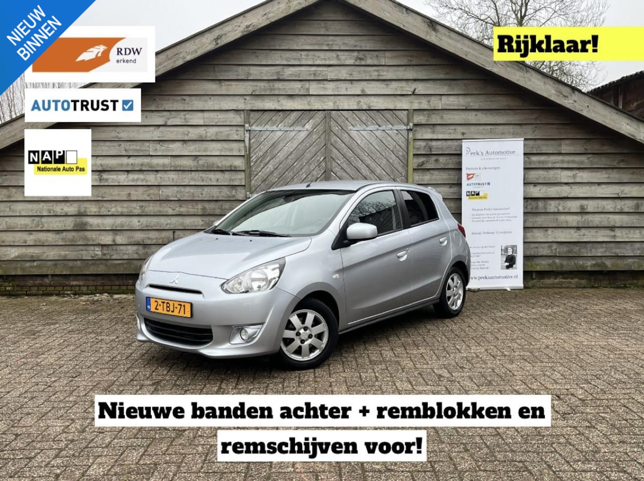 Mitsubishi Space Star - 1.2 Intense | Automaat | Climate | Navigatie | Keyless | 1e Eigenaar | Rijklaar! | APK t/m - AutoWereld.nl