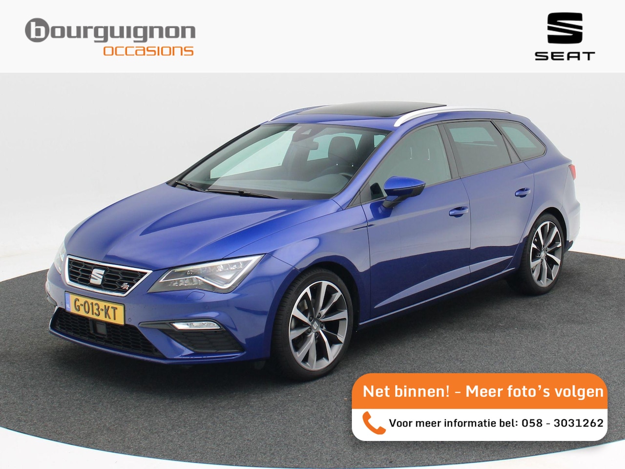 SEAT Leon ST - 1.5 TSI FR Business Intense | Panoramadak | Adaptive Cruise | Climate Control | Stoelverwa - AutoWereld.nl