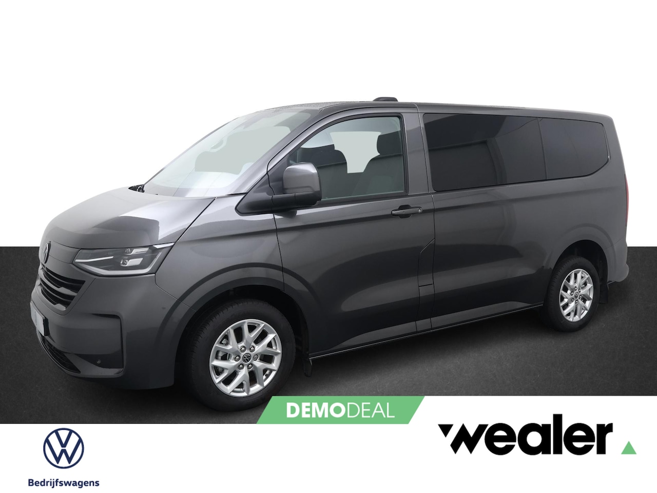 Volkswagen Transporter - 2.0 TDI L1H1 28 Bulli 150Pk Automaat 8-Traps | Dubbele Cabine | BPM-vrij | 5-Persoons Comf - AutoWereld.nl