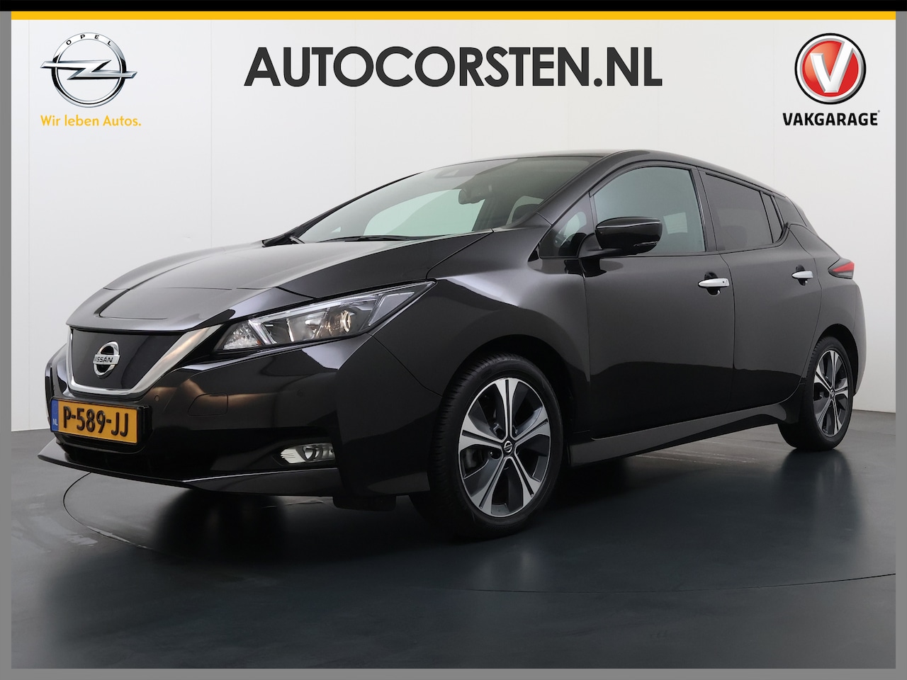 Nissan LEAF - N-Connecta 40kWh Navi Ecc 360°Camera Adap.Cruise Pdc Keyless Blindspot Apple Carplay Andro - AutoWereld.nl