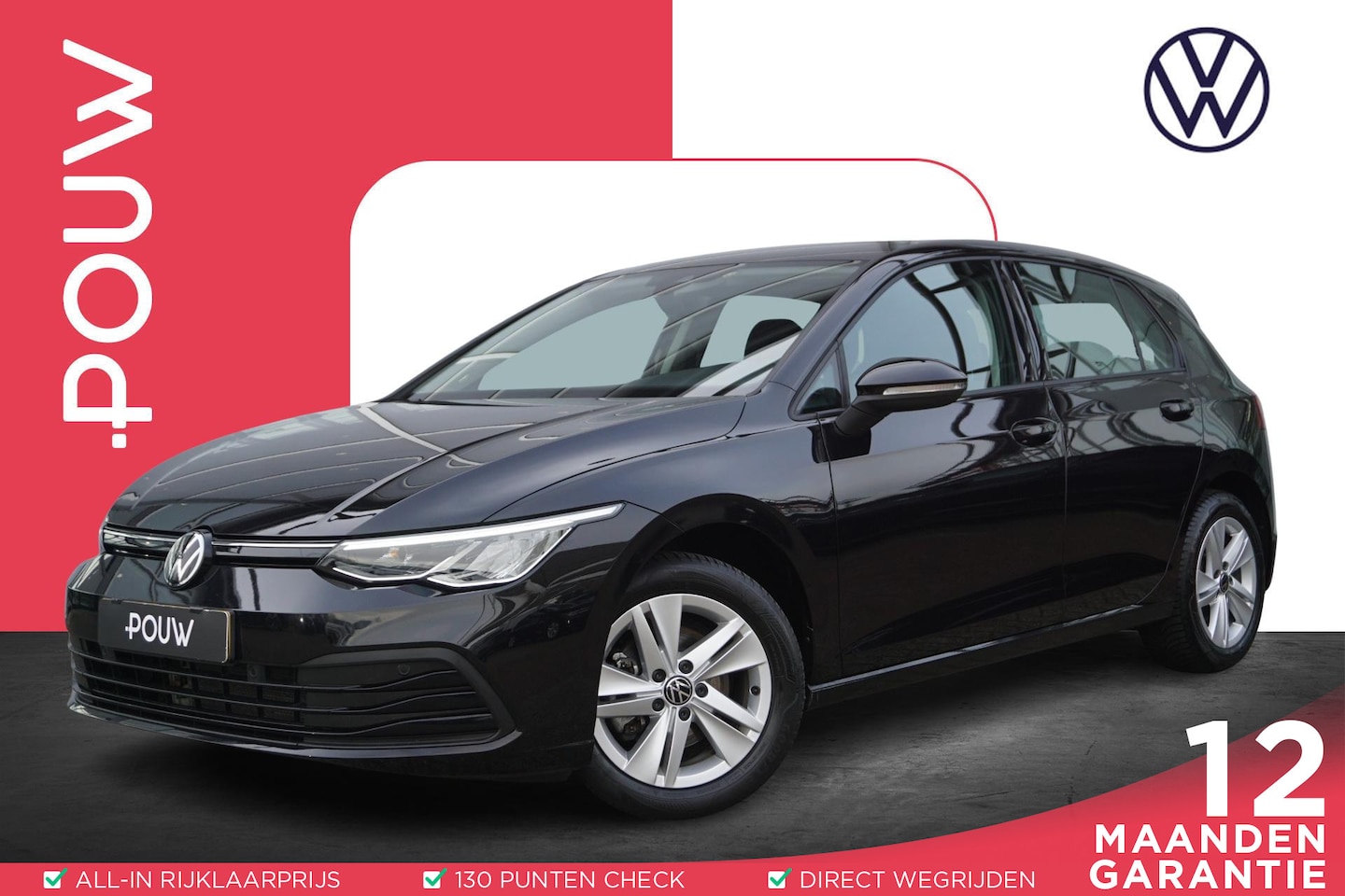 Volkswagen Golf - 1.0 eTSI 110pk DSG Life | Achteruitrijcamera | Navigatie | Apple Carplay & Android Auto - AutoWereld.nl