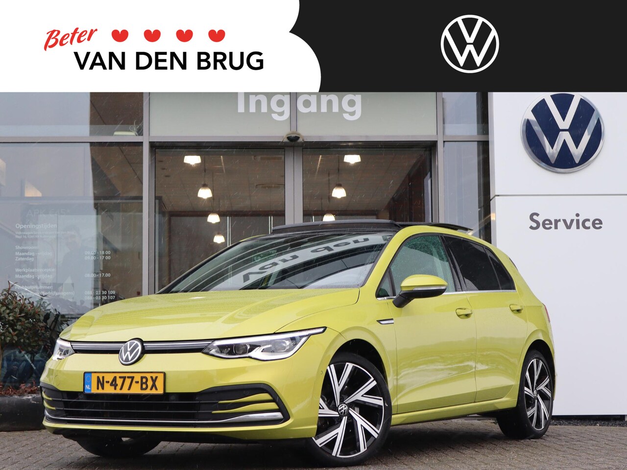 Volkswagen Golf - 1.5 eTSI 150 pk DSG Style | Panorama dak | IQ Light | Ergo Stoel | Stoel + Stuurverwarming - AutoWereld.nl