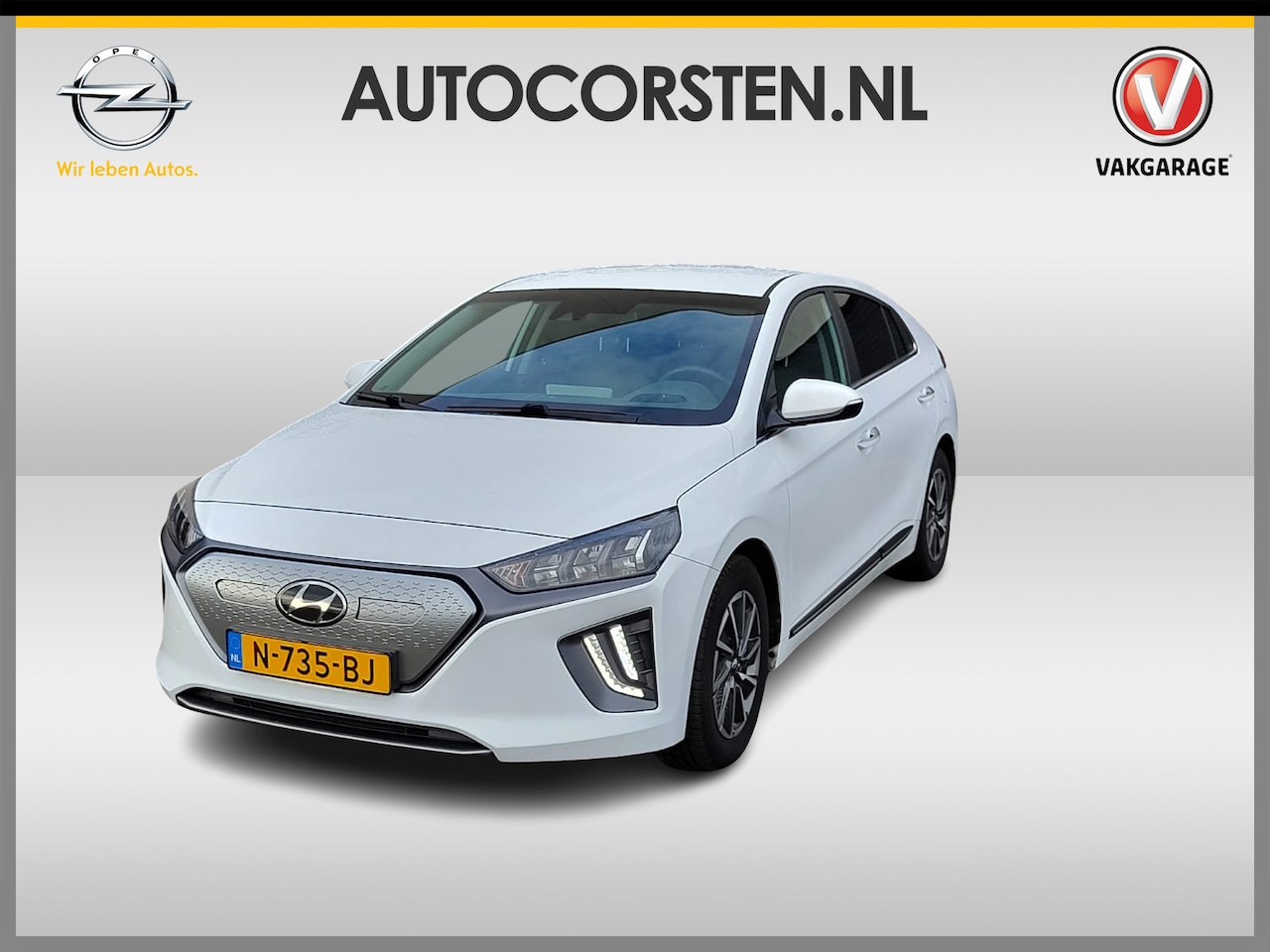 Hyundai IONIQ - Comfort EV 40kWh SOH 99.7% !! NWE MODEL Warmtepomp Navi Ecc Camera Adap.Cruise Stoelverwar - AutoWereld.nl