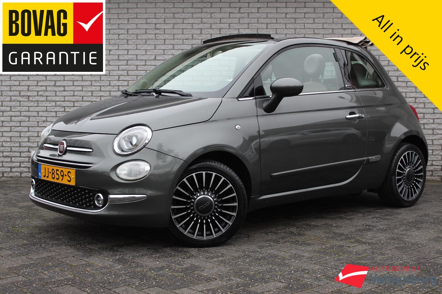 Fiat 500 C - 0.9 TwinAir Turbo Lounge | Cabrio | Airco | LMV 16'' - AutoWereld.nl