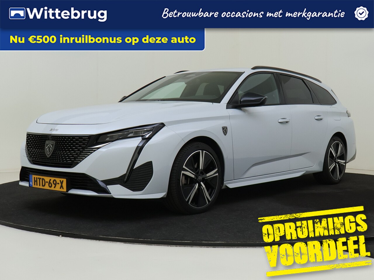 Peugeot 308 SW - 1.6 Plug-in Hybrid 225 GT | Sensoren Voor + Achter | 360 Graden Camera | Navigatie - AutoWereld.nl