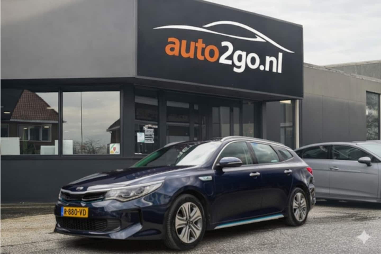 Kia Optima Sportswagon - 2.0 GDI PHEV AUT6 DYNAMIC LINE LEDER NAVI AIRCO CAMERA LMV PDC - AutoWereld.nl