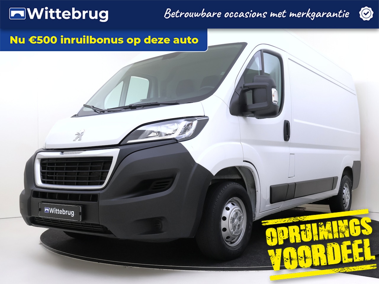 Peugeot Boxer - 2.2 BlueHDi 120PK L2H2 3.3t Apple Carplay | Camera | Vloer en Lat om lat | Trekhaak | - AutoWereld.nl