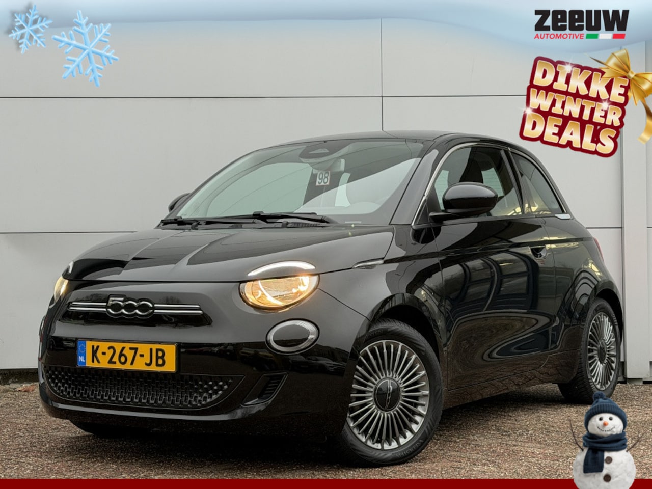 Fiat 500 - Icon 42 kWh | Navi | Carplay | Clima | BTW | 16" - AutoWereld.nl