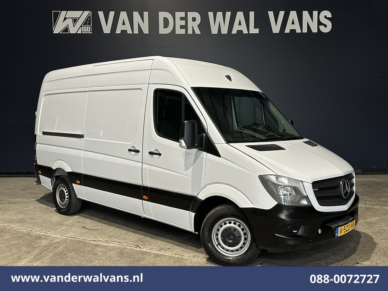 Mercedes-Benz Sprinter - 316 CDI 163pk L2H2 Euro6 Airco | Navigatie | 2800kg Trekhaak | Cruisecontrol Parkeersensor - AutoWereld.nl