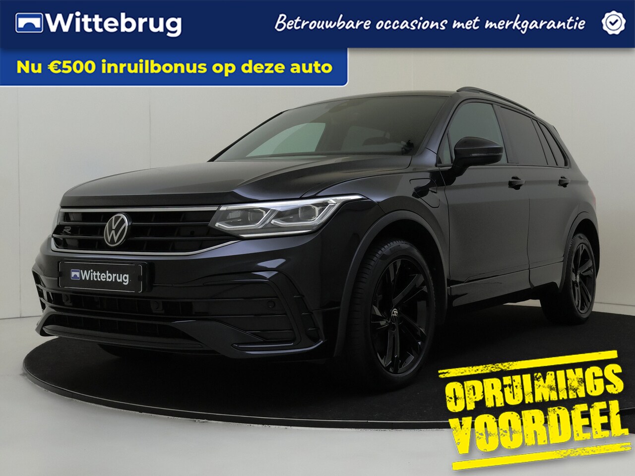 Volkswagen Tiguan - 1.4 TSI eHybrid R-Line | Stoel en Stuurverwarming | Carplay | Adaptive Cruise Control | - AutoWereld.nl