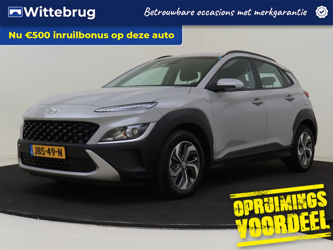 Hyundai Kona - 1.6 GDI HEV Comfort Hybride Automaat met Navigatie, Climate Control en Camera - AutoWereld.nl