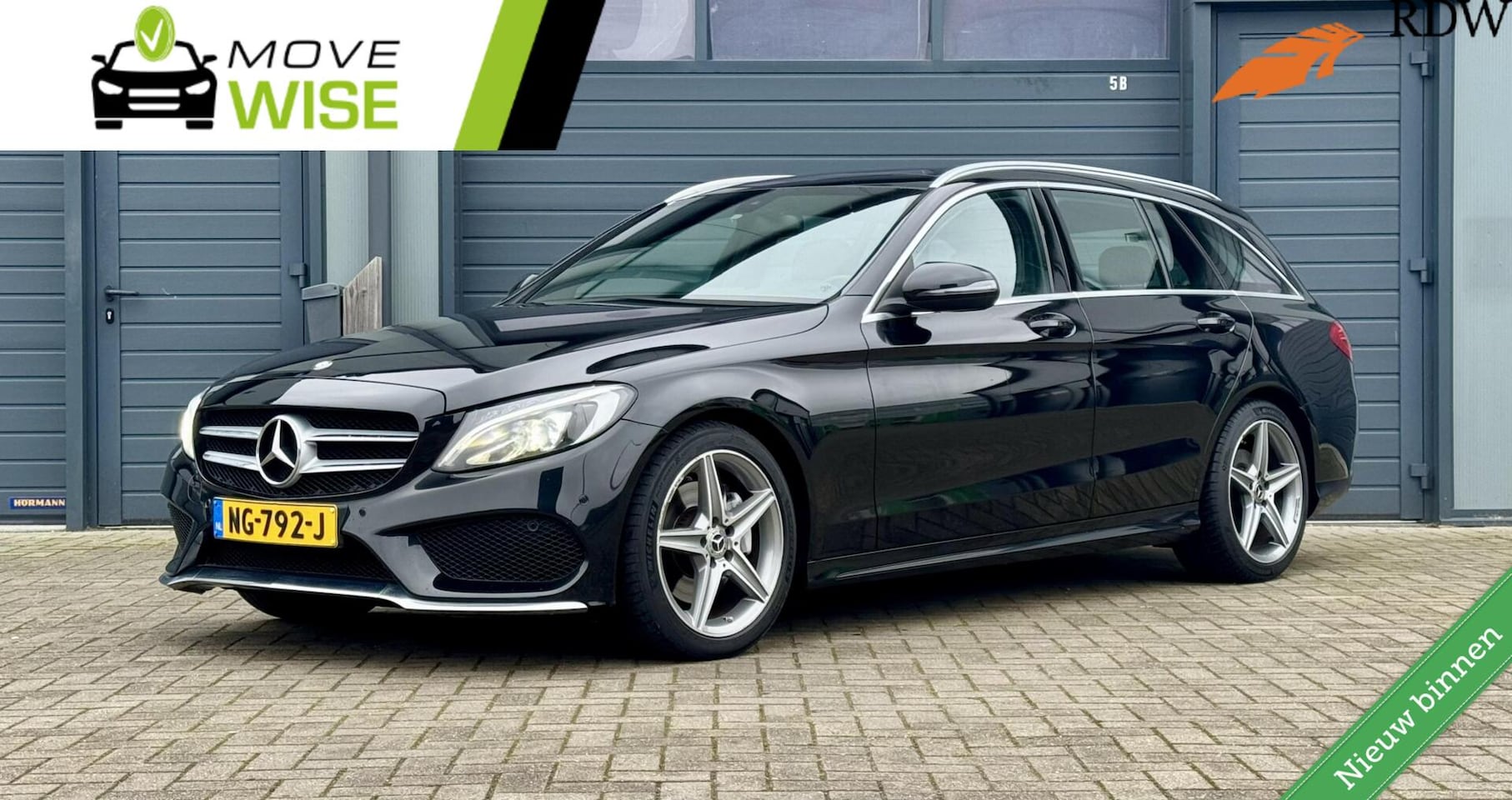 Mercedes-Benz C-klasse Estate - 300 CDI 232pk HYBRID | AMG Pakket | Panoramadak | 158.000 km NAP | Luchtvering | Top Staat - AutoWereld.nl