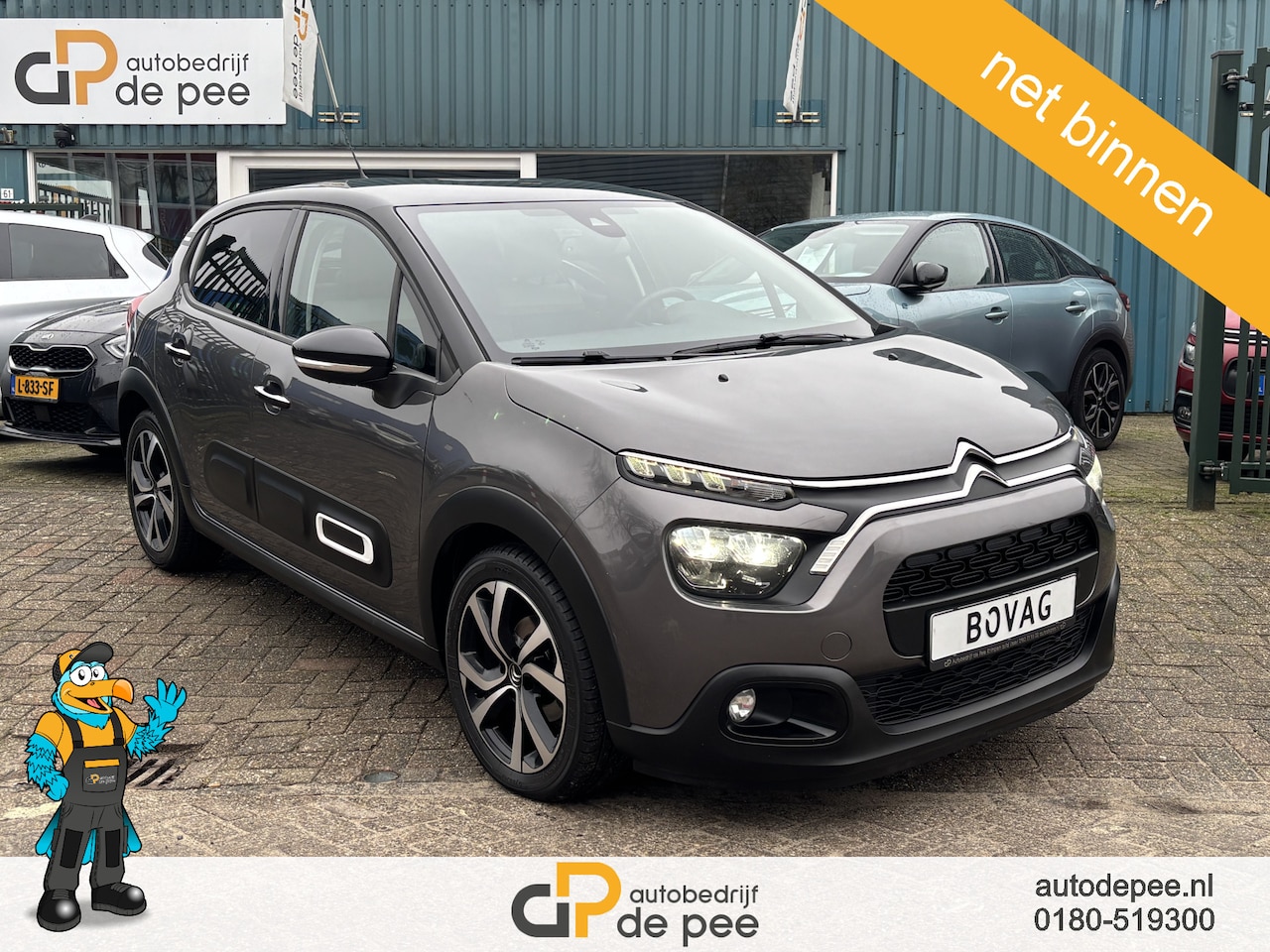 Citroën C3 - 1.2 PureTech Live GARANTIE/CARPLAY/CLIMA/CRUISE/NAVI/KEYLESS rijklaarprijs! - AutoWereld.nl