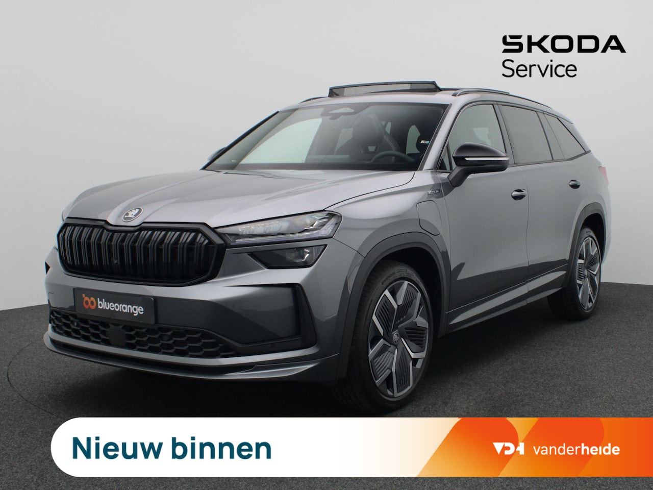 Skoda Kodiaq - 1.5 TSI PHEV Sportline Business 204PK DSG Pano-schuifdak, matrix led, trekhaak, Canton sou - AutoWereld.nl
