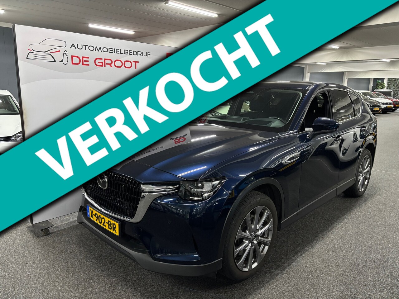 Mazda CX-60 - 2.5 e-SkyActiv PHEV Exclusive-Line 1ste eigenaar met Trekhaak electrisch wegklapbaar, Appl - AutoWereld.nl