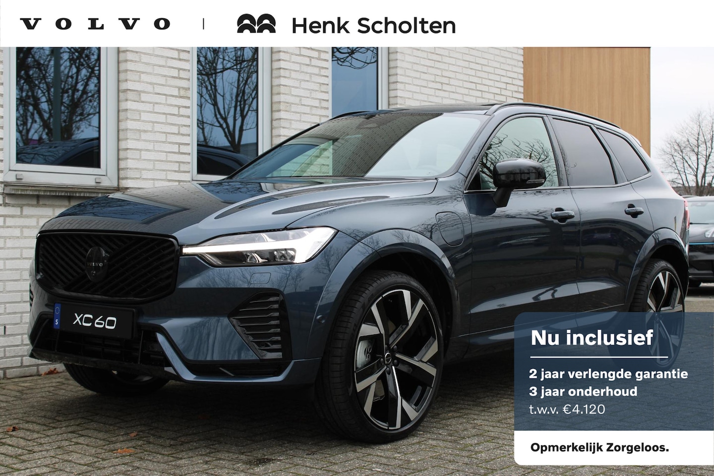Volvo XC60 - 2.0 T6 Plug-in hybrid AWD Ultra Black Edition | Nappa leder Open Grid | Panoramadak | Visu - AutoWereld.nl