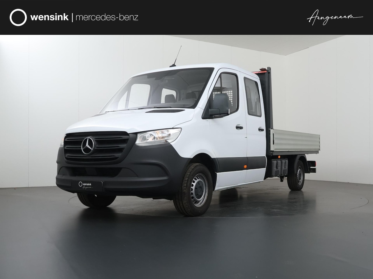 Mercedes-Benz Sprinter - 314 CDI | L3 | Dubbele Cabine | Open laadbak | 7-Persoons | Trekhaak | Kunstlederen Bekled - AutoWereld.nl