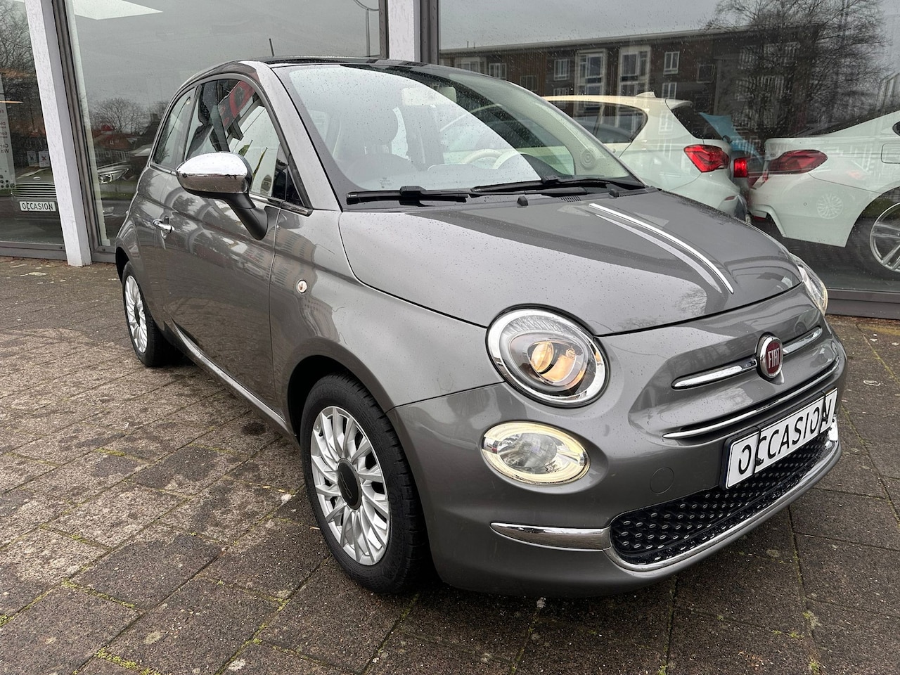 Fiat 500 - 0.9 TwinAir Turbo Lounge | Leder | Schuifkanteldak | |Navigatie - AutoWereld.nl