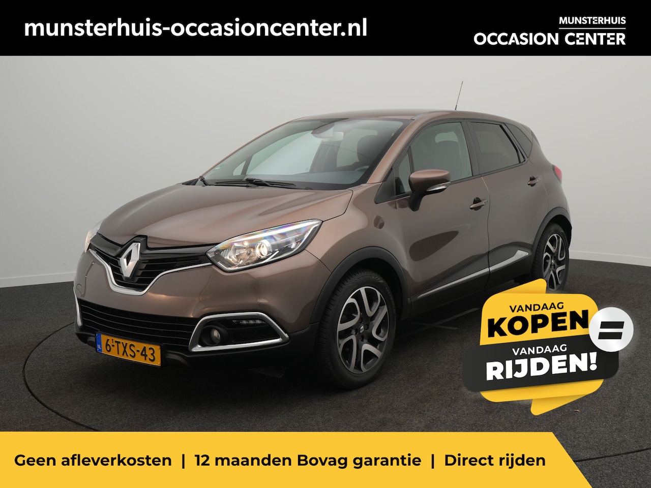 Renault Captur - TCe 90 Dynamique - RIJKLAARPRIJS - All Seasonbanden - Cruise Control - Trekhaak - Dealeron - AutoWereld.nl