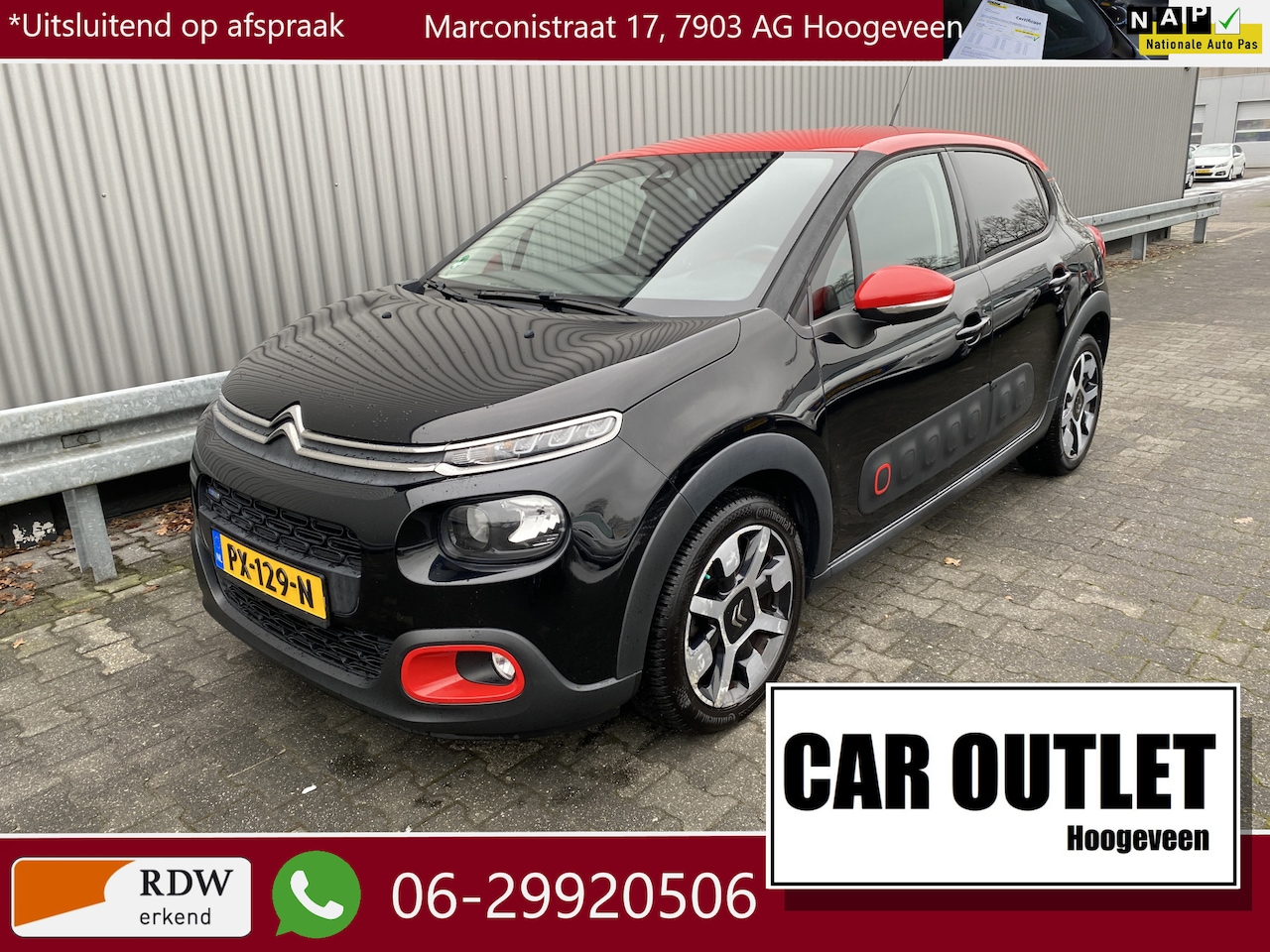 Citroën C3 - 1.2 PureTech Shine Clima, Navi, CC, Carplay, PDC & Cam, LM, nw. APK – Inruil Mogelijk – - AutoWereld.nl