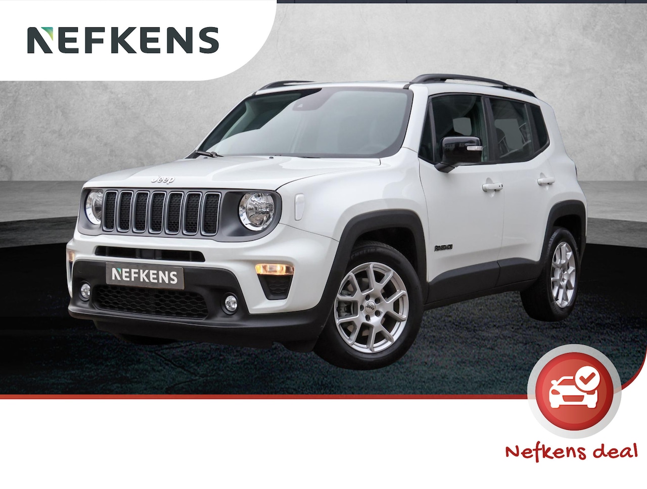 Jeep Renegade - 1.5T 130pk e-Hybrid Longitude Automaat | Apple CarPlay & Android Auto | Keyless Entry | Do - AutoWereld.nl