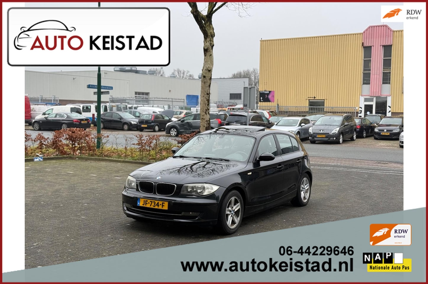 BMW 1-serie - 116i 5-DEURS NAVIGATIE/SCHUIFDAK/STOELVERWARMING! NETTE STAAT! - AutoWereld.nl