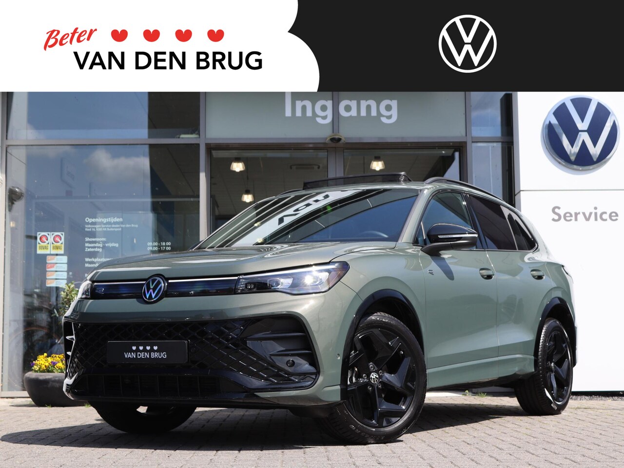 Volkswagen Tiguan - 1.5 eTSI 150 pk DSG R-Line Edition | Trekhaak | Panoramadak | Black Style | Navigatie | IQ - AutoWereld.nl