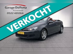 Volkswagen Golf Cabriolet - 1.2 TSI BlueMotion-PDC-stoelverw-Trekh-Leer-Tuning 140 pk-Carplay