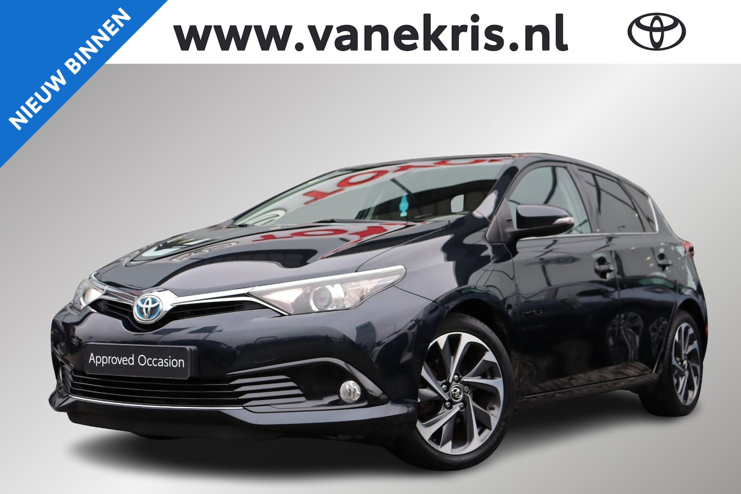 Toyota Auris - 1.8 Hybrid Dynamic 1.8 Hybrid Dynamic, Navi, climate control, Parkeercamera, LM Velgen, Bluetooth. - AutoWereld.nl