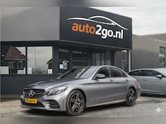 Mercedes-Benz C-klasse - 180 AMG-LINE PLUS UPGRADE EDITION AUT9 SPORTLEDER NAVI CAMERA 18INCH.LMV PDC