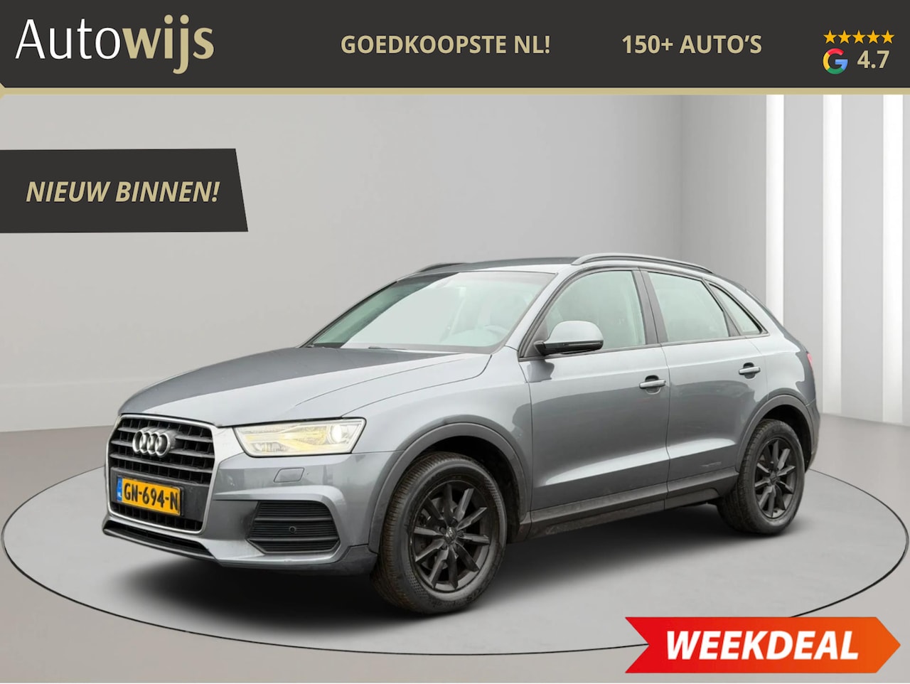 Audi Q3 - 1.4 TFSI CoD Pro Line|NL AUTO|AUT|150PK|LED|KEYLESS - AutoWereld.nl