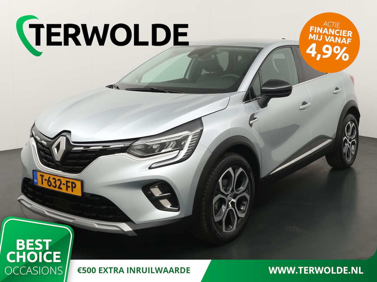 Renault Captur - 1.3 mild hybrid 140 techno | Navigatie | Parkeercamera | 18" velgen | - AutoWereld.nl