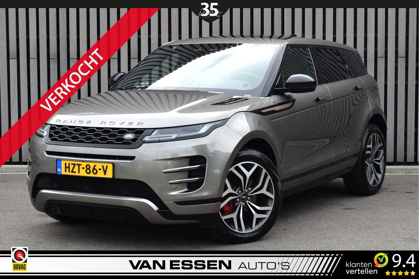 Land Rover Range Rover Evoque - 1.5 P300e AWD Autobiography Pano Leder Stoelventilatie Memory Camera Meridian Uniek! - AutoWereld.nl