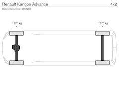 Renault Kangoo - Advance | Cruise control en snelheidsbegrenzer | Draadloze oplader voor smartphone met Qi