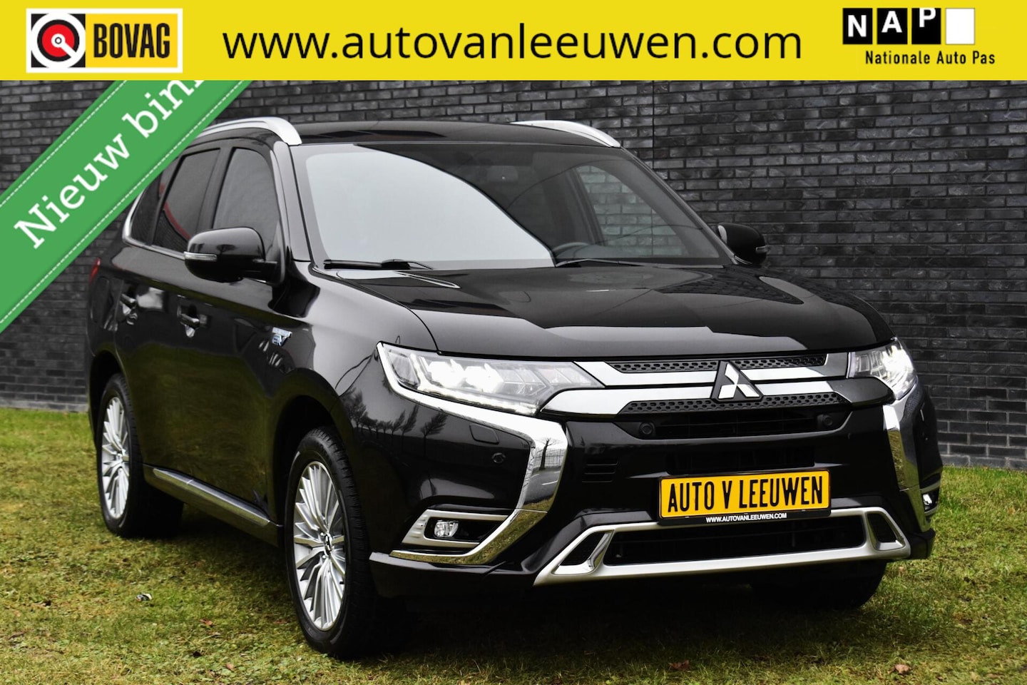Mitsubishi Outlander - 2.4 PHEV Diamand edition LEDER VOL! 360º CAMERA/ELEK. A. KLEP/CARPLAY-ANDROID WIFI/ETC,! - AutoWereld.nl