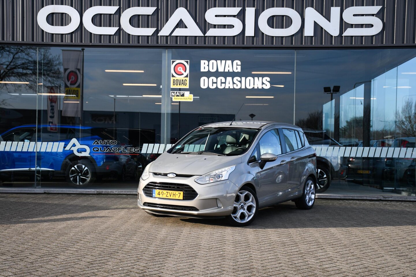 Ford B-Max - 1.0 EcoBoost Titanium LEDER-STOF/ CRUISE CONTROL - AutoWereld.nl