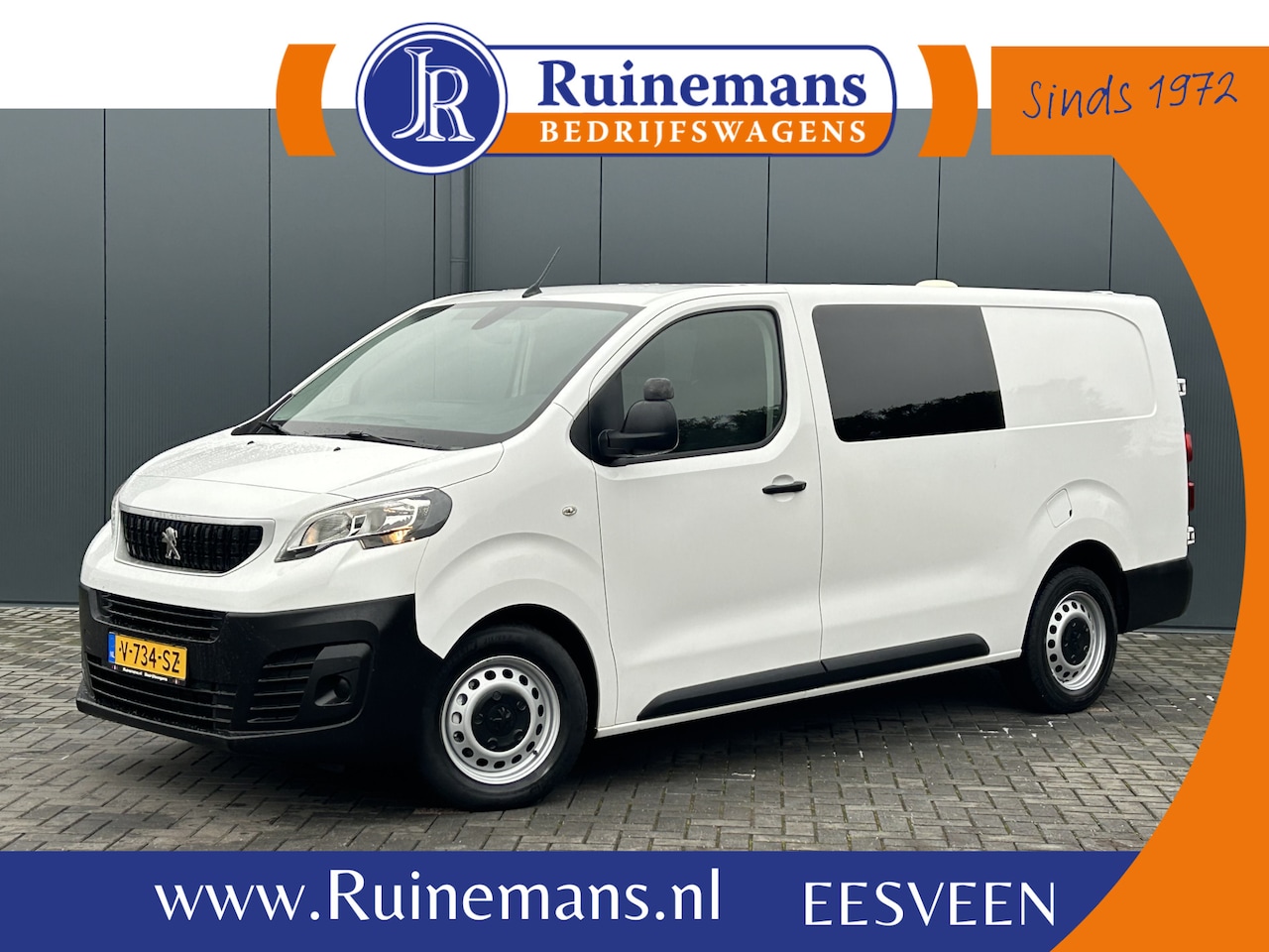 Peugeot Expert - 2.0 BlueHDI 123 PK / 1e EIG. / L2H1 / TREKHAAK / DUBBELE CABINE / AIRCO / CRUISE / NAVI / - AutoWereld.nl