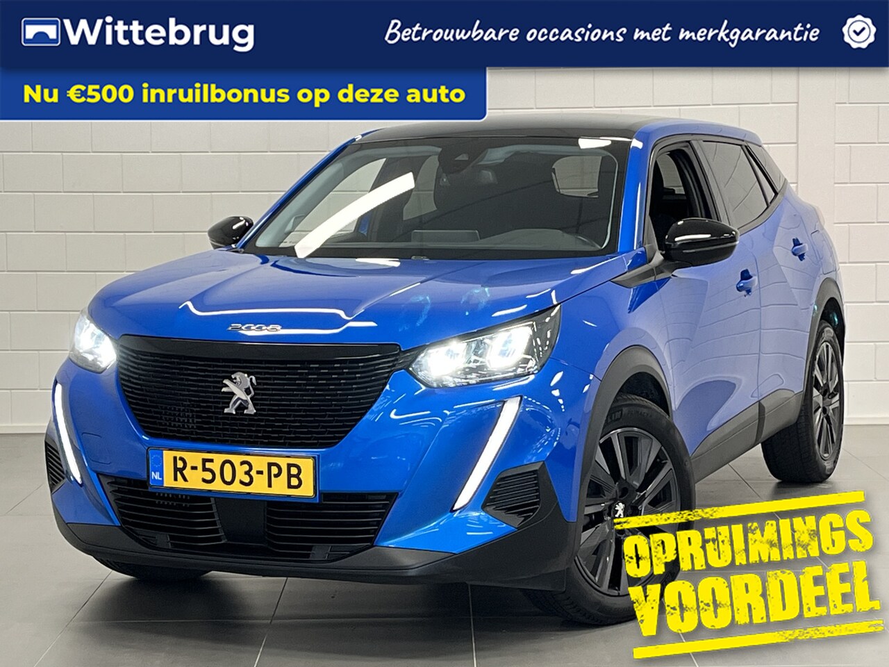Peugeot 2008 - 1.2 PureTech Active Pack GT WIELEN 18 INCH | FULL LED | APPLE / ANDROID NAVIGATIE | ZWART - AutoWereld.nl