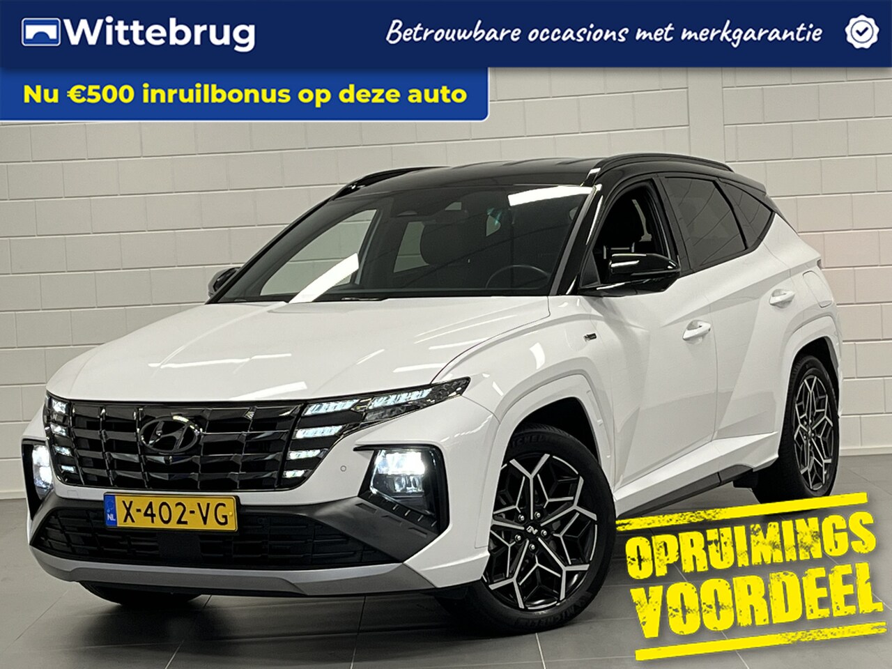 Hyundai Tucson - 1.6 T-GDI PHEV N Line 4WD TREKHAAK | TWO TONE | NAVIGATIE | PARKEERCAMERA | SPORTIEF! - AutoWereld.nl