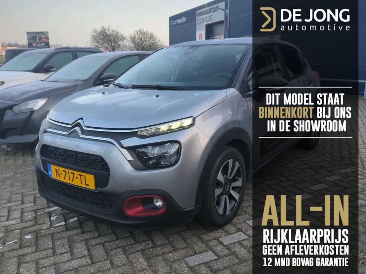 Citroën C3 - 1.2 PureTech C-Series ALL-IN rijklaarprijs/Navi/Airco/Apple Carplay/16"Velgen - AutoWereld.nl