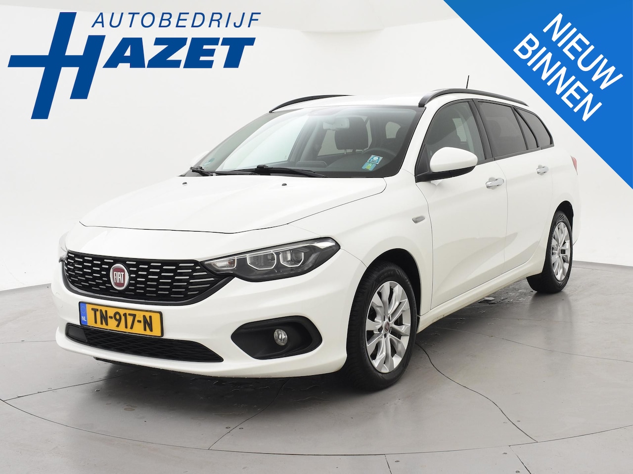 Fiat Tipo - 1.6 MULTIJET 120 PK DIESEL AUTOMAAT + ADAPTIVE CRUISE CAMERA | NAVIGATIE | LAGE KM - AutoWereld.nl