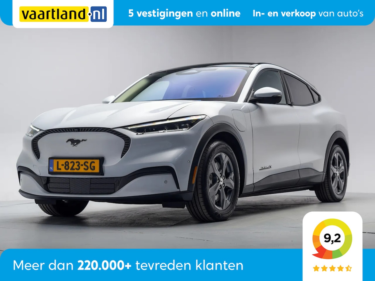 Ford Mustang Mach-E - 98 kWh Extended [ Pano Leder Navi 360°cam ] - AutoWereld.nl