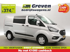 Ford Transit Custom - 2.0 TDCI L1H1 | MARGE | DC | 6-Zits | Airco | Cruise | Carplay | Navi | Trekh. | Parkeerse