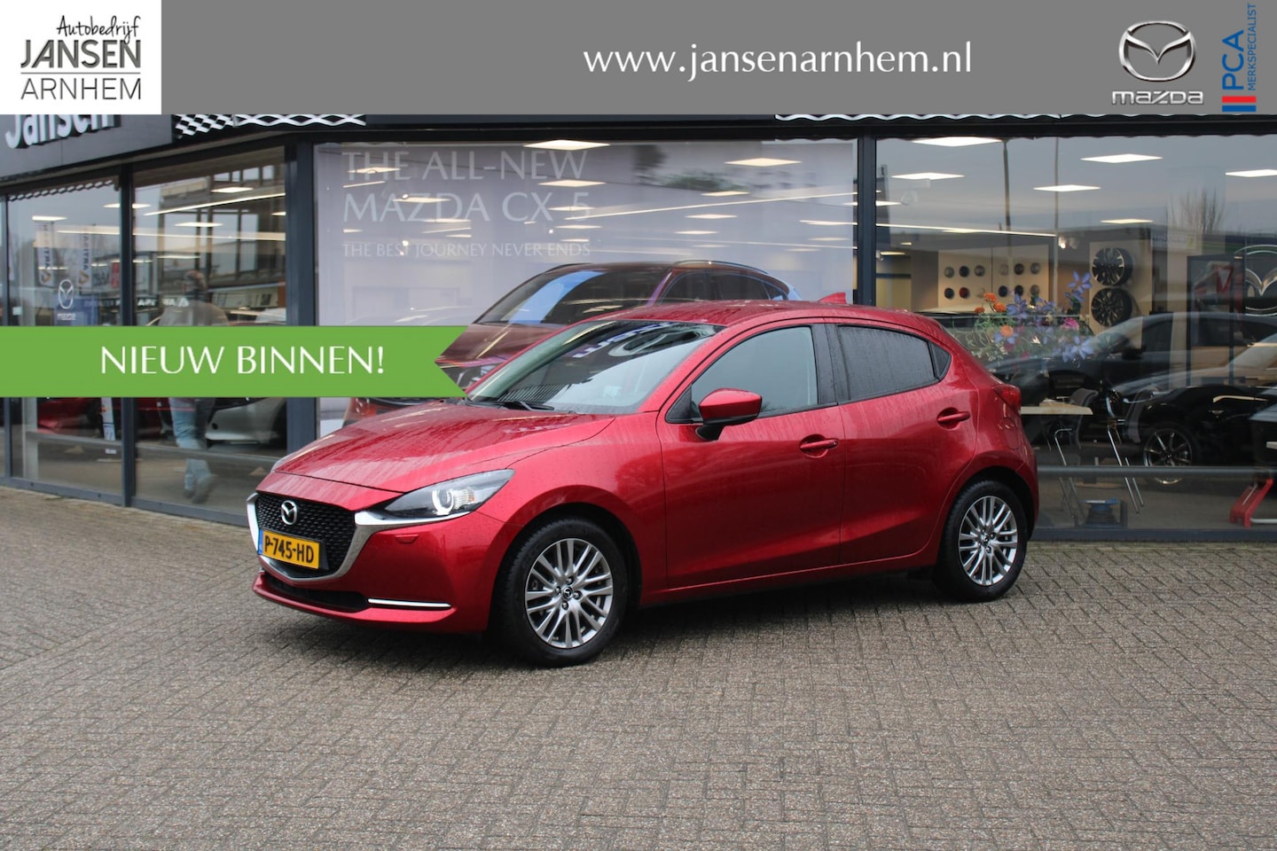 Mazda 2 - 1.5 Skyactiv-G Luxury 1.5 Skyactiv-G Luxury , i-Activesense pakket, Navi, Camera, Clima, All Season, Stoel/stuur - AutoWereld.nl