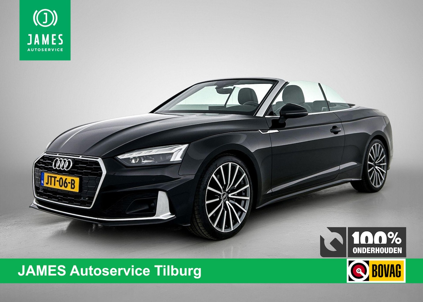 Audi A5 Cabriolet - 40 TFSI S LINE LEER | NEKVERWARMING | VIRTUAL | MATRIX LED - AutoWereld.nl