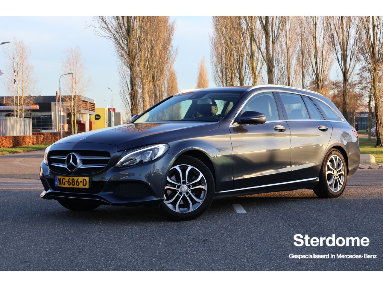 Mercedes-Benz C-klasse Estate - 200 Ambition I Trekhaak I Camera I Stoelverwarming I Led I Tempomaat I Half leder I Elektr - AutoWereld.nl