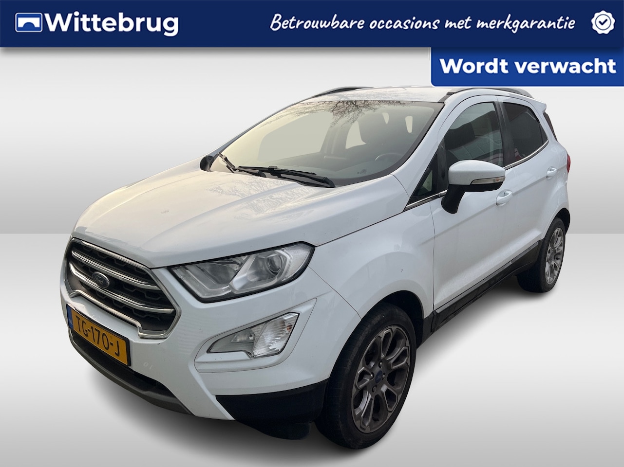 Ford EcoSport - 1.0 EcoBoost Titanium / Climate controle / Parkeersensoren achter / Navigatie / Trekhaak / - AutoWereld.nl